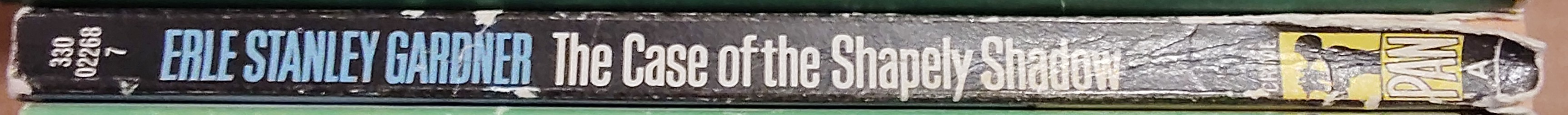 Erle Stanley Gardner  THE CASE OF THE SHAPELY SHADOW spine of book image