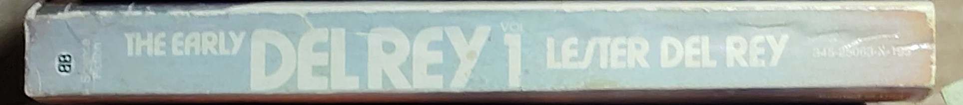 Lester del Rey  THE EARLY DEL REY (Volume 1) spine of book image