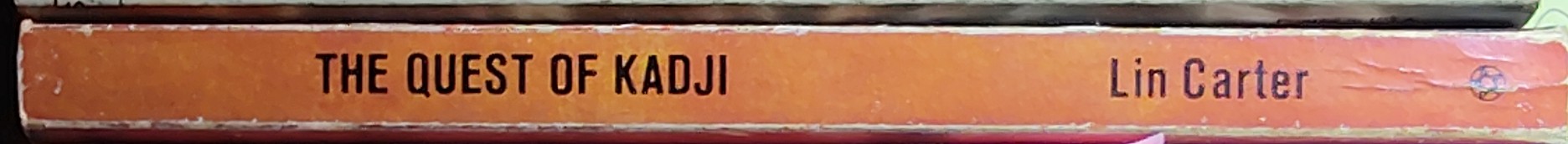 Lin Carter  THE QUEST OF KADJI spine of book image