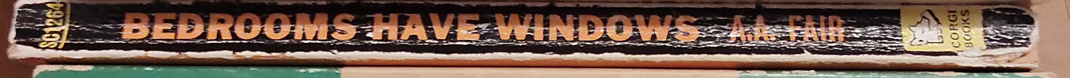 A.A. Fair  BEDROOMS HAVE WINDOWS spine of book image