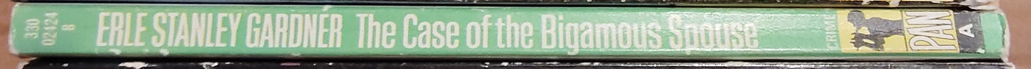 Erle Stanley Gardner  THE CASE OF THE BIGAMOUSE SPOUSE spine of book image