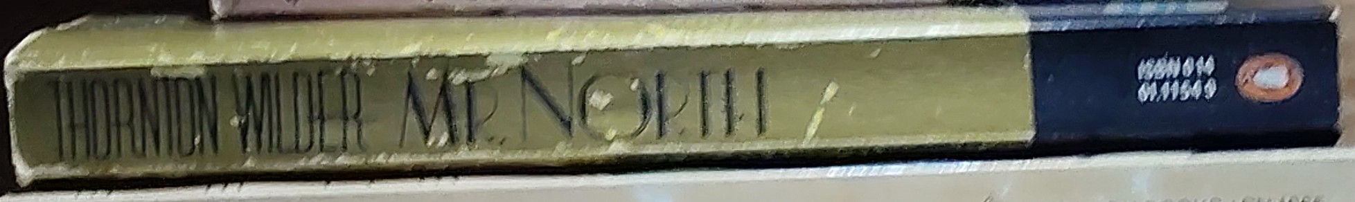 Thornton Wilder  THEOPHILUS NORTH (Film as 'Mr.North') spine of book image