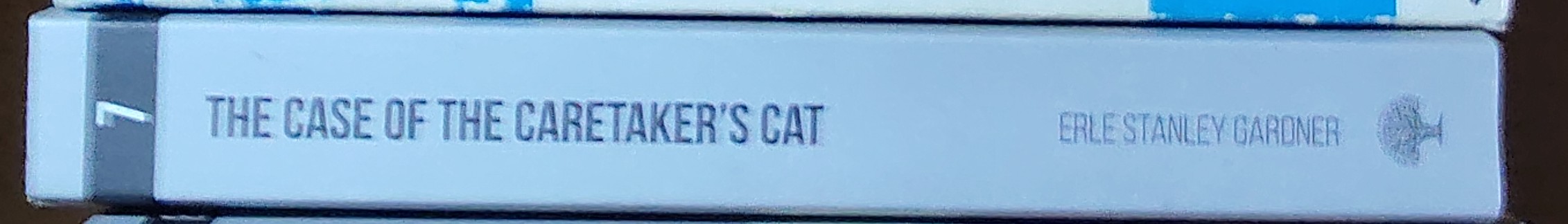 Erle Stanley Gardner  THE CASE OF THE CARETAKER'S CAT spine of book image