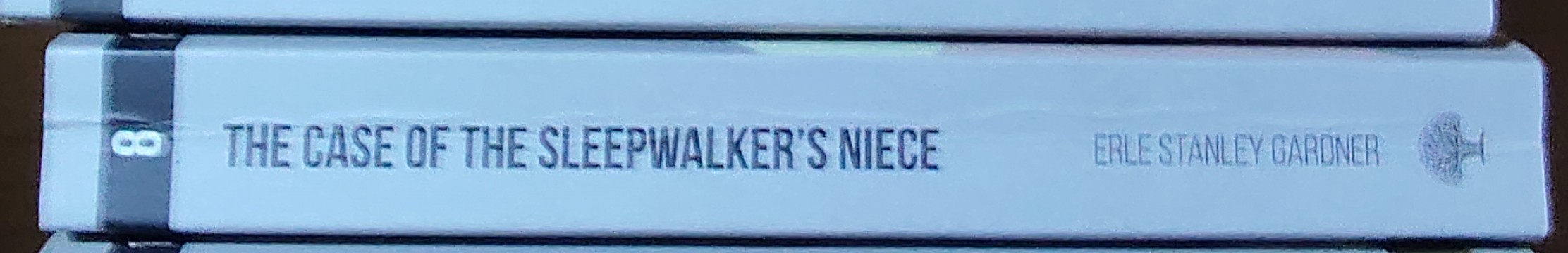 Erle Stanley Gardner  THE CASE OF THE SLEEPWALKER'S NIECE spine of book image