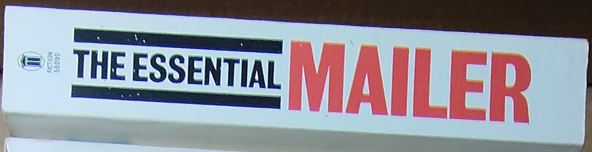 Norman Mailer  THE ESSENTIAL MAILER spine of book image