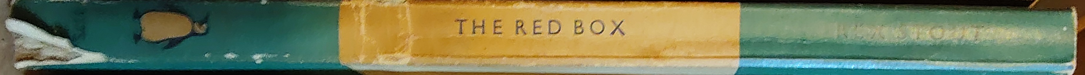 Rex Stout  THE RED BOX spine of book image
