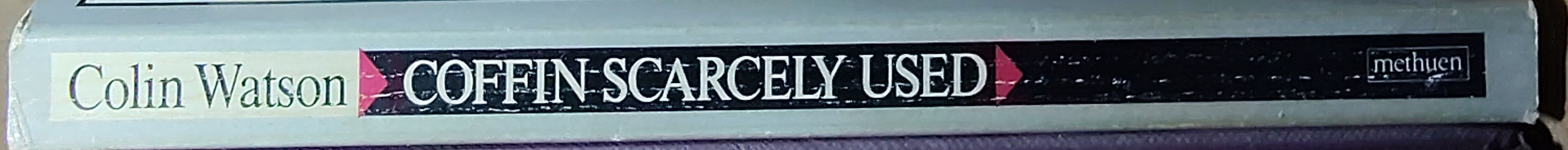 Colin Watson  COFFIN SCARCELY USED spine of book image