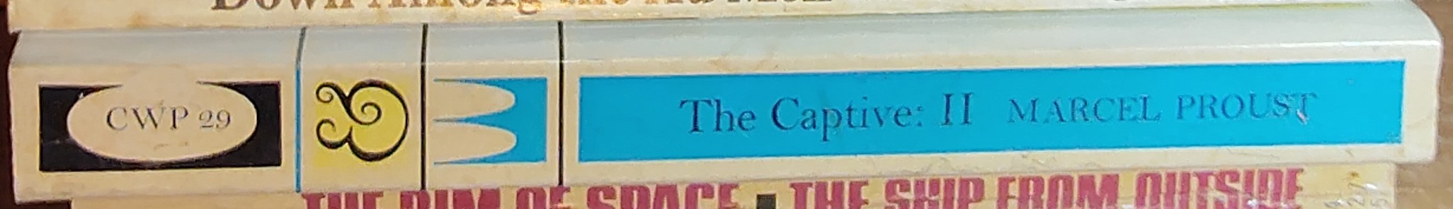 Marcel Proust  THE CAPTIVE. Part Two spine of book image
