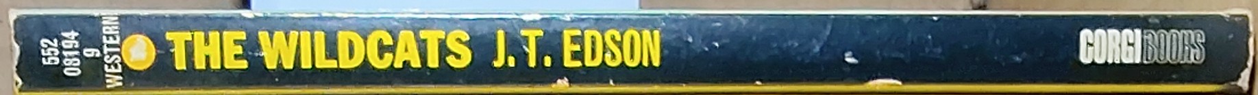 J.T. Edson  THE WILDCATS spine of book image