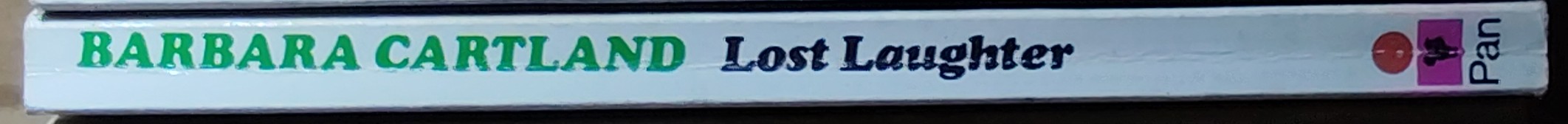 Barbara Cartland  LOST LAUGHTER spine of book image
