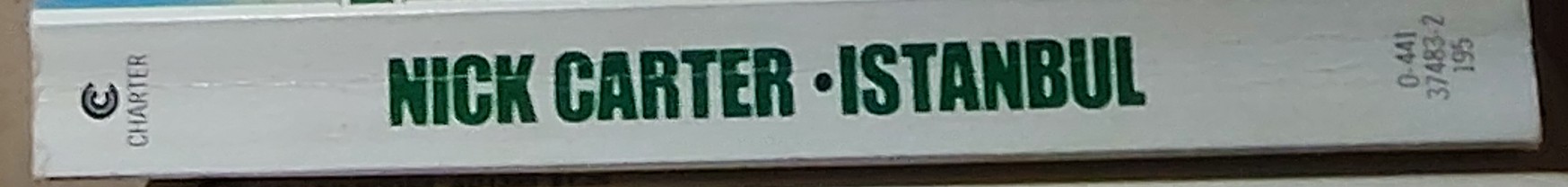 Nick Carter  ISTANBUL spine of book image