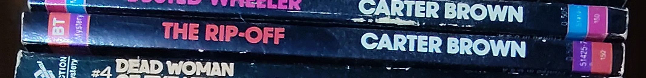 Carter Brown  THE RIP-OFF spine of book image