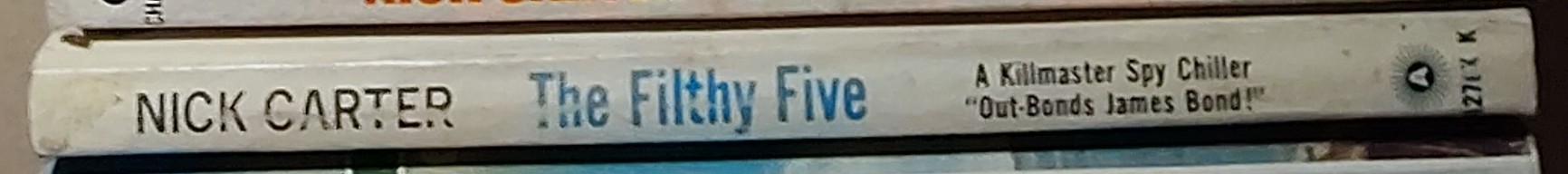 Nick Carter  THE FILTHY FIVE spine of book image
