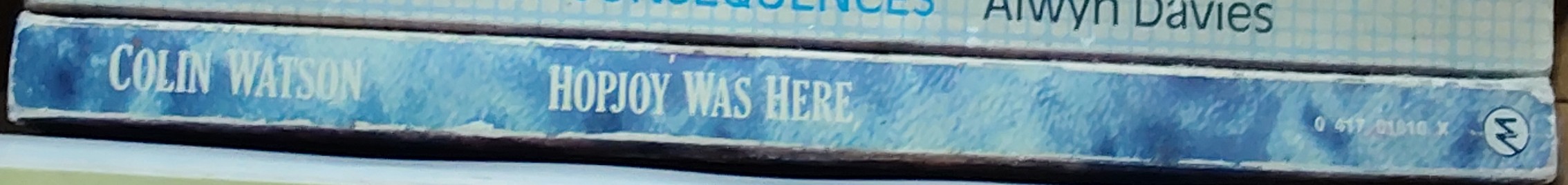 Colin Watson  HOPJOY WAS HERE (TV tie-in) spine of book image