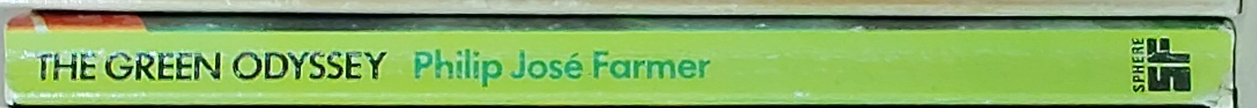 Philip Jose Farmer  THE GREEN ODYSSEY spine of book image