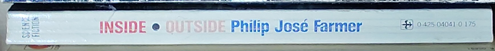 Philip Jose Farmer  INSIDE-OUTSIDE spine of book image