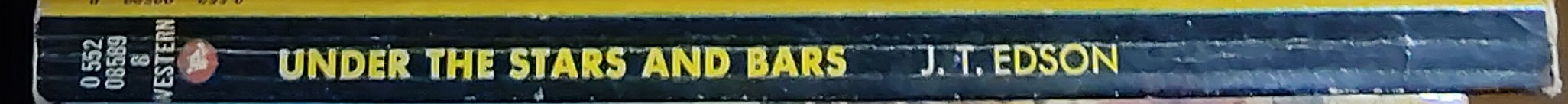 J.T. Edson  UNDER THE STARS AND BARS spine of book image