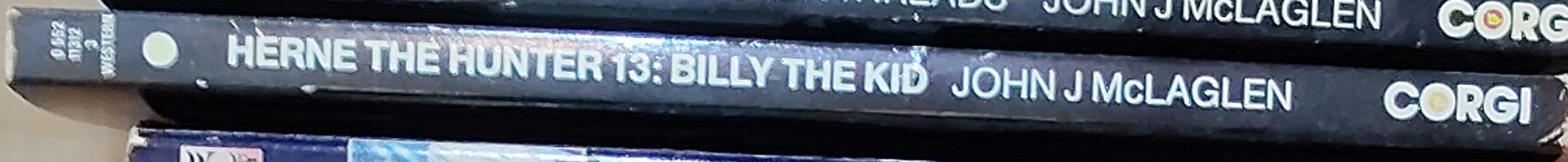 John McLaglen  HERNE THE HUNTER 13: BILLY THE KID spine of book image