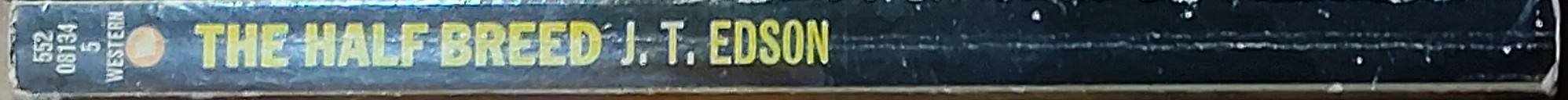 J.T. Edson  THE HALF BREED spine of book image