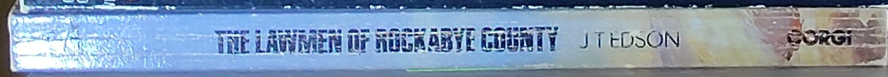 J.T. Edson  THE LAWMEN OF ROCKABYE COUNTY spine of book image