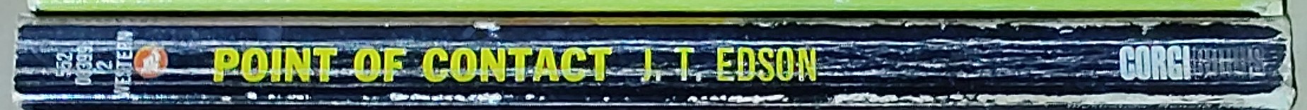 J.T. Edson  POINT OF CONTACT spine of book image