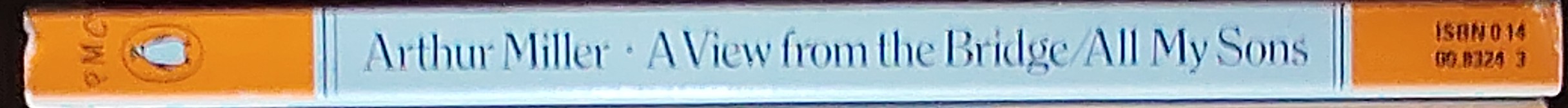 Arthur Miller  A VIEW FROM THE BRIDGE/ ALL MY SONS spine of book image