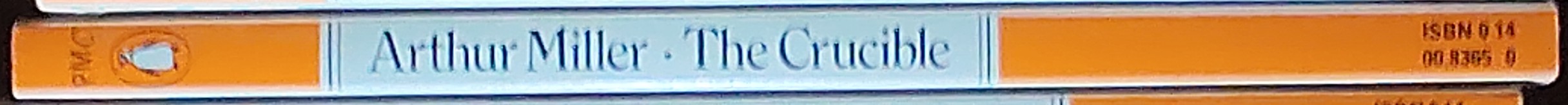 Arthur Miller  THE CRUCIBLE spine of book image