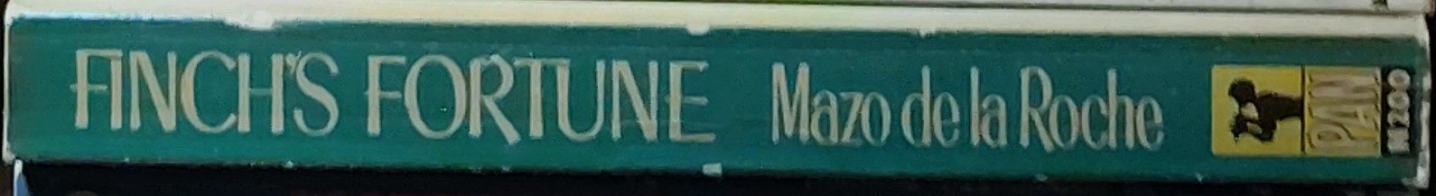 Mazo de la Roche  FINCH'S FORTUNE spine of book image