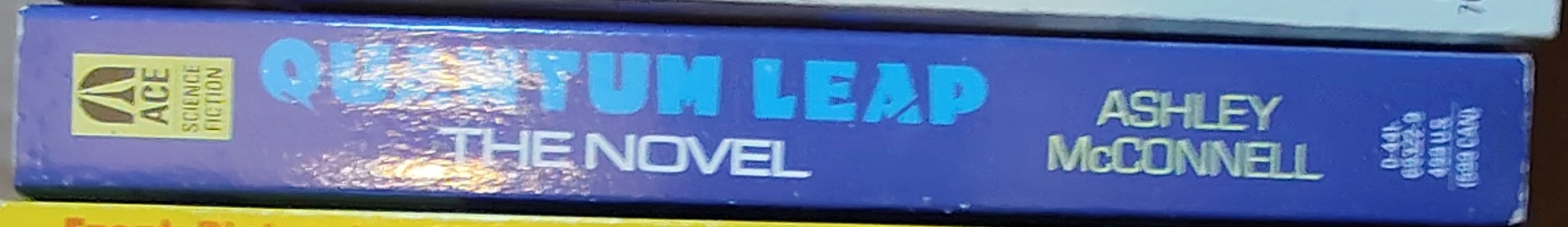 Ashley McConnell  QUANTUM LEAP: THE NOVEL spine of book image