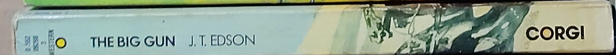 J.T. Edson  THE BIG GUN spine of book image