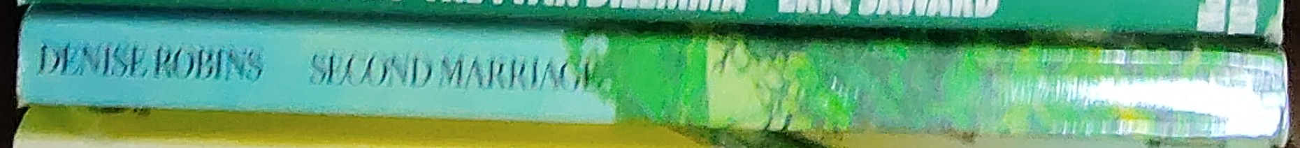 Denise Robins  SECOND MARRIAGE spine of book image
