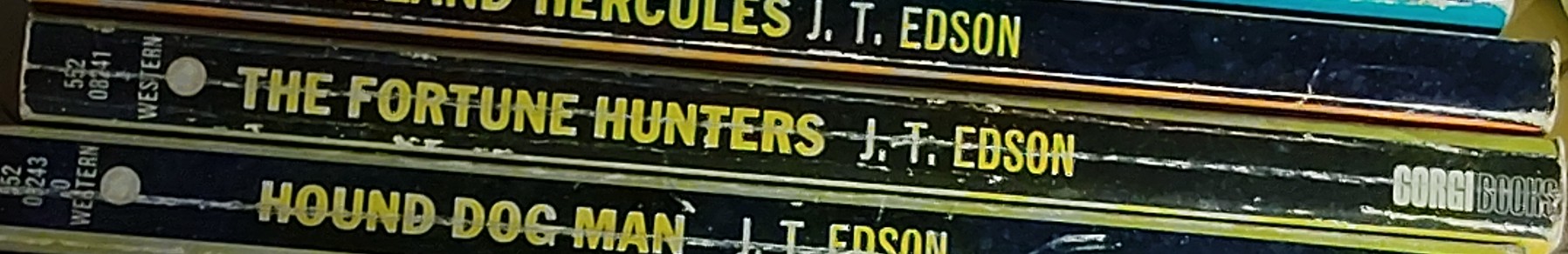 J.T. Edson  THE FORTUNE HUNTERS spine of book image