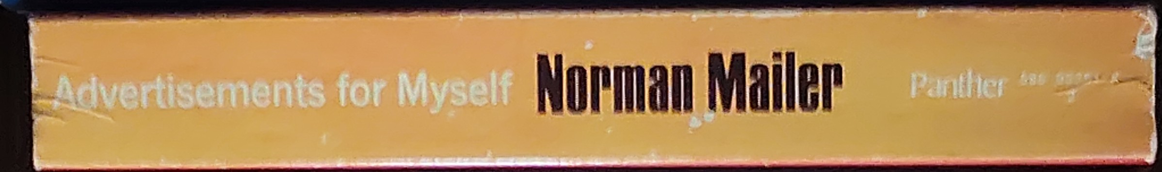 Norman Mailer  ADVERTISEMENTS FOR MYSELF spine of book image
