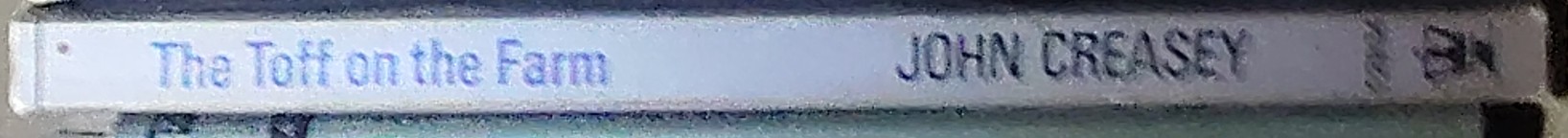 John Creasey  THE TOFF ON THE FARM spine of book image