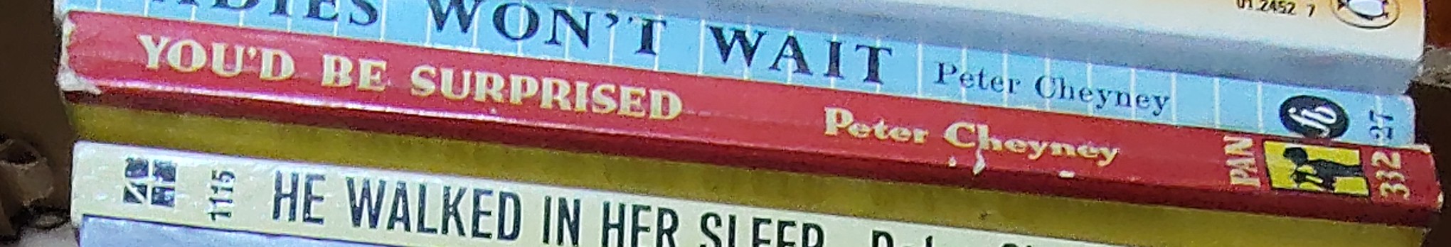 Peter Cheyney  YOU'D BE SURPRISED spine of book image