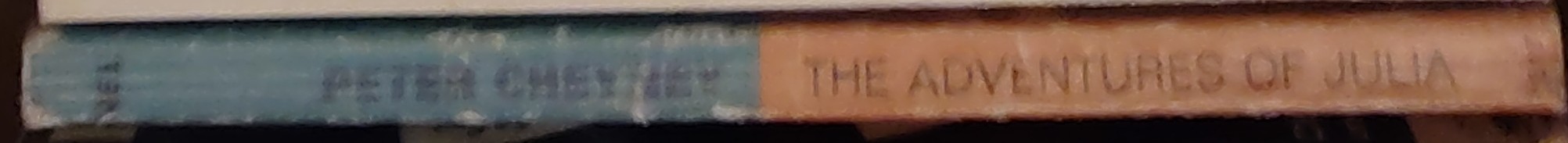 Peter Cheyney  THE ADVENTURES OF JULIA spine of book image