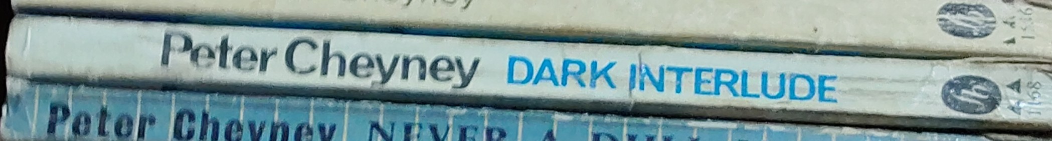 Peter Cheyney  DARK INTERLUDE spine of book image