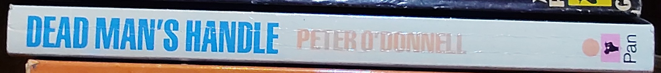 Peter O'Donnell  DEAD MAN'S HANDLE spine of book image