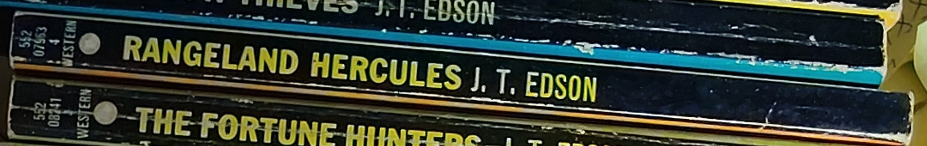 J.T. Edson  RANGELAND HERCULES spine of book image