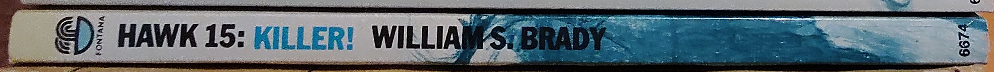 William S. Brady  HAWK 15: KILLER! spine of book image