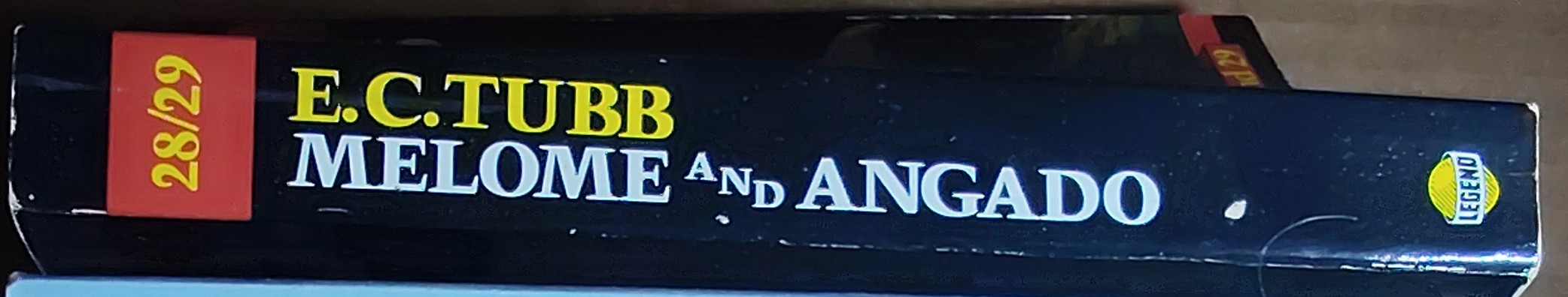 E.C. Tubb  MELOME and ANGADO spine of book image