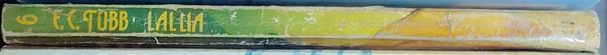 E.C. Tubb  LALLIA spine of book image