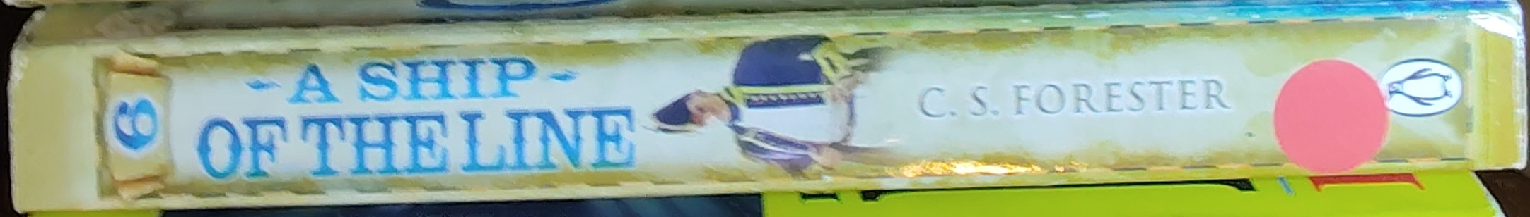 C.S. Forester  A SHIP OF THE LINE spine of book image