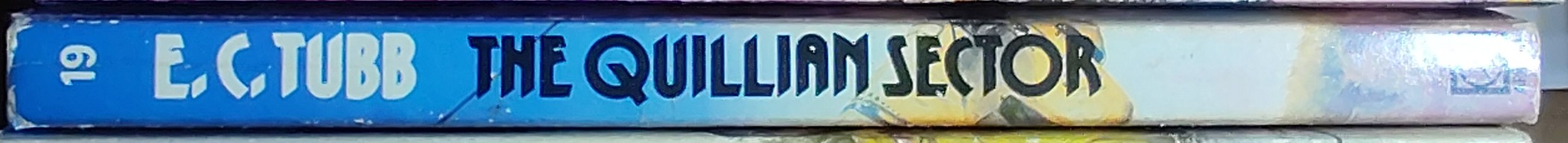 E.C. Tubb  THE QUILLIAN SECTOR spine of book image