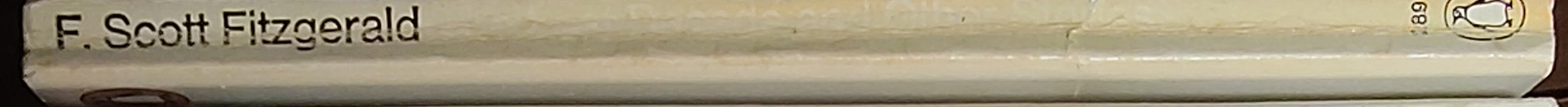 F.Scott Fitzgerald  THE LOST DECADE AND OTHER STORIES spine of book image