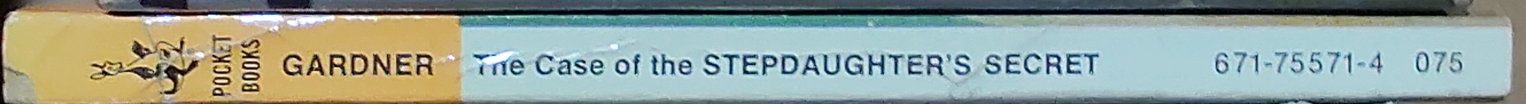 Erle Stanley Gardner  THE CASE OF THE STEPDAUGHTER'S SECRET spine of book image