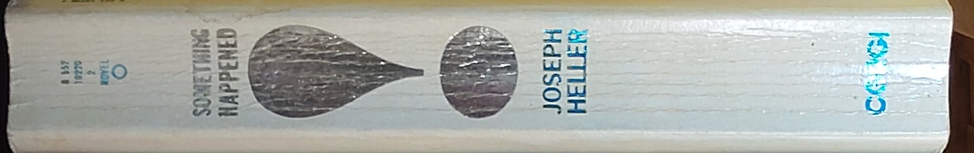 Joseph Heller  SOMETHING HAPPENED spine of book image