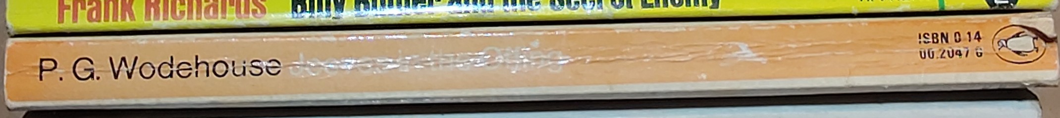 P.G. Wodehouse  JEEVES IN THE OFFING spine of book image