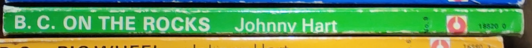 Johnny Hart  B.C. ON THE ROCKS spine of book image