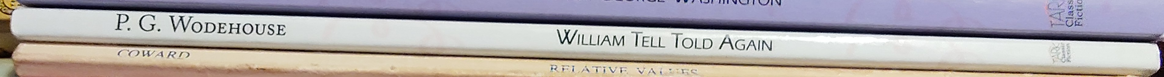 P.G. Wodehouse  WILLIAM TELL TOLD AGAIN spine of book image